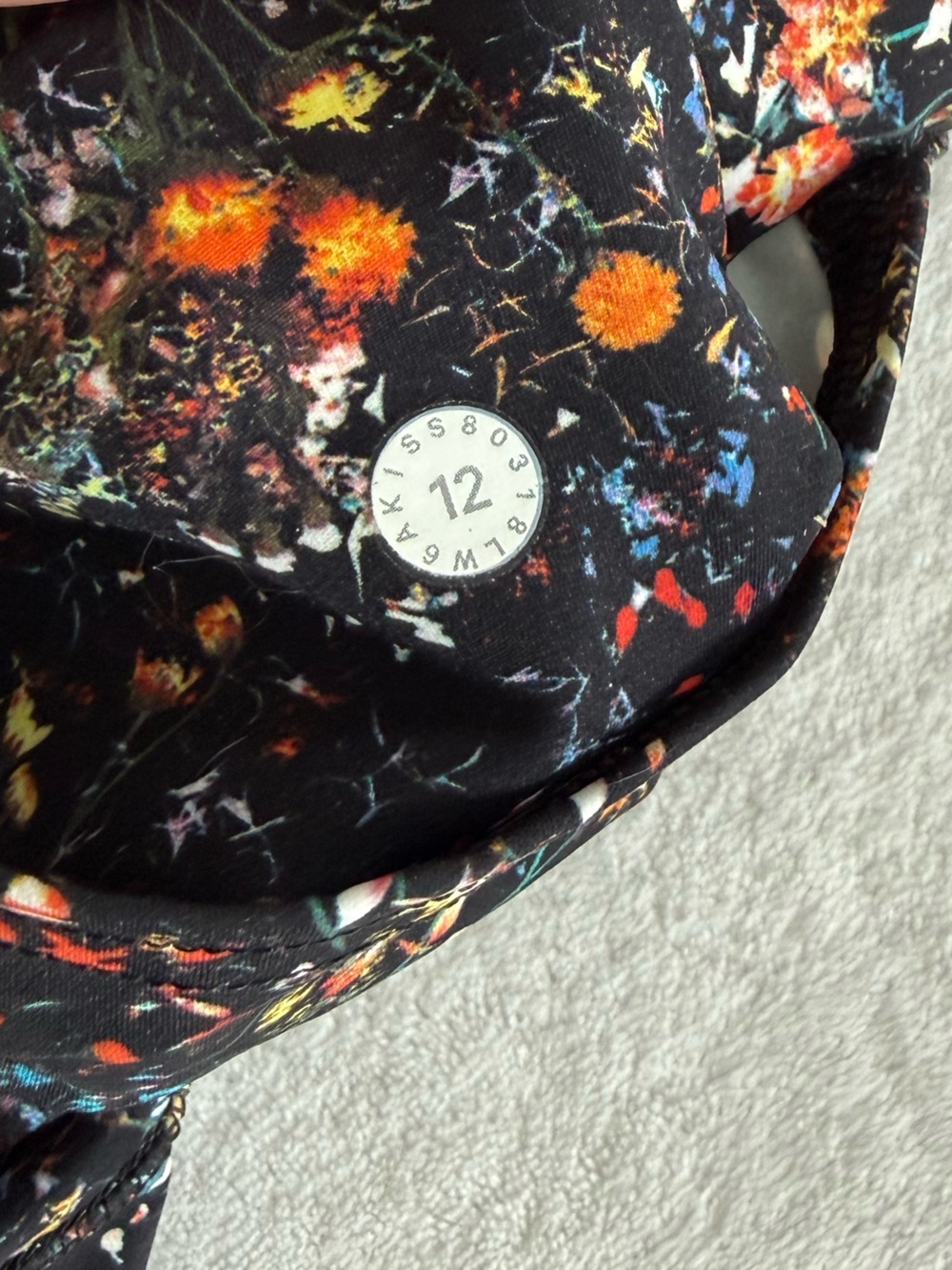 Lululemon Fast & Free Cropped Tight II Nulux Flowerescent Multi - Picture 5 of 9
